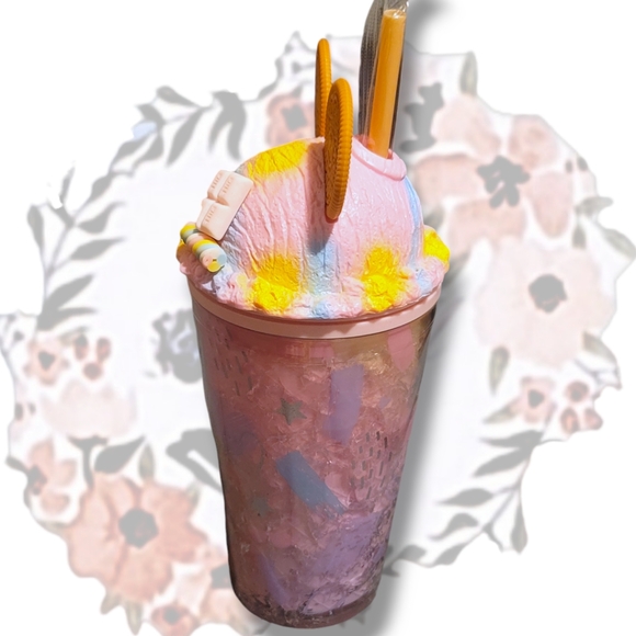 🆕️ Mickey Cookie Ears Double Walled Treat Topper Tumbler Cup 20oz - Picture 5 of 7